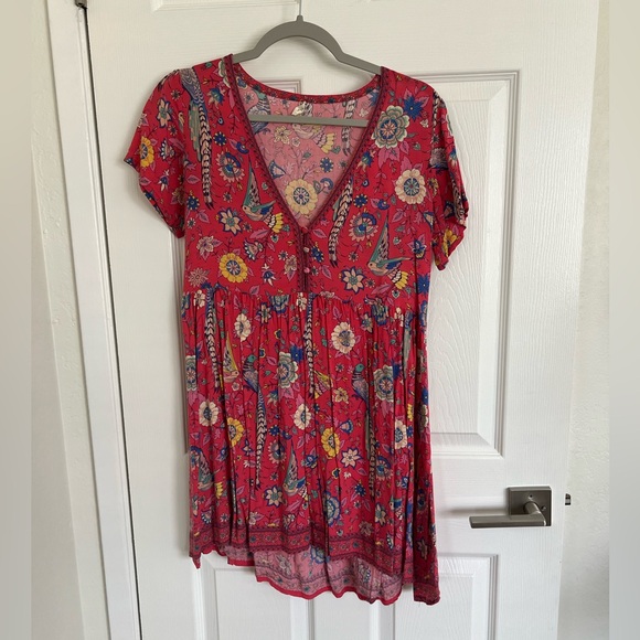 SPELL AND THE GYPSY COLLECTIVE RED
LOVEBIRD DRESS - Picture 7 of 12